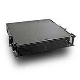 Hubbell FCR2U6SP OptiChannel Fiber Enclosure, Rack Mount, 2U, 6 FSP Panel Capacity